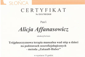 Trójpłaszczyznowa terapia wad stóp-m